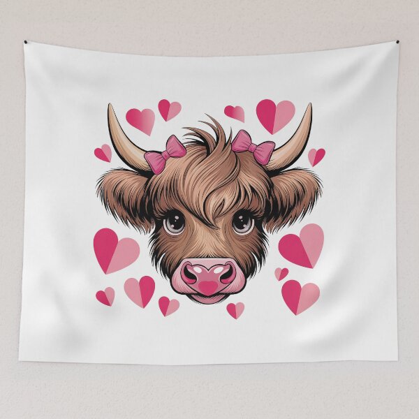 Item preview, One Boujee Heifer , Heifer Valentine, Highland Cow Valentine , Valentine Day designed and sold by FunnyShop4you.