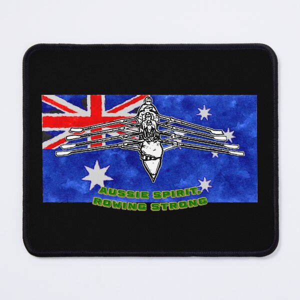 Item preview, Aussie Spirit, Rowing Strong - Australian Pride Rowing Artwork designed and sold by Michael van der Hoorn.
