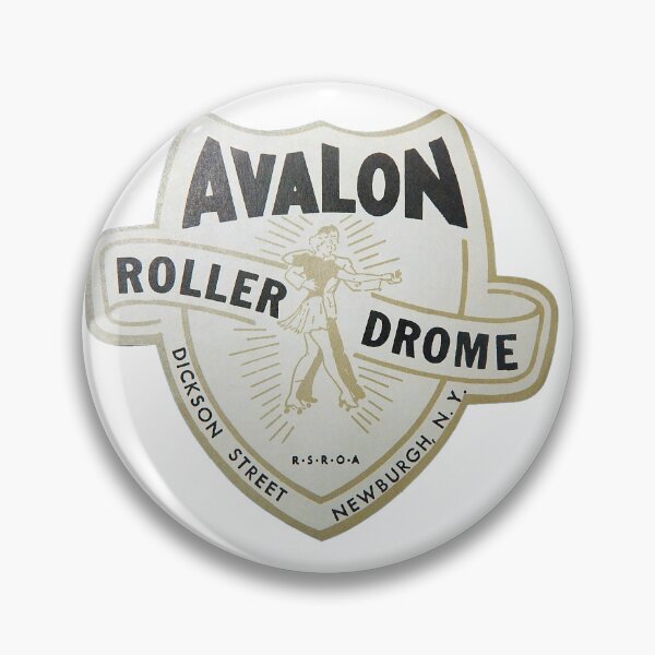 Artikelvorschau, Avalon Roller Drome Newburgh New York Rollschuhbahn Aufkleber Aufkleber Label entworfen und verkauft von tislord.