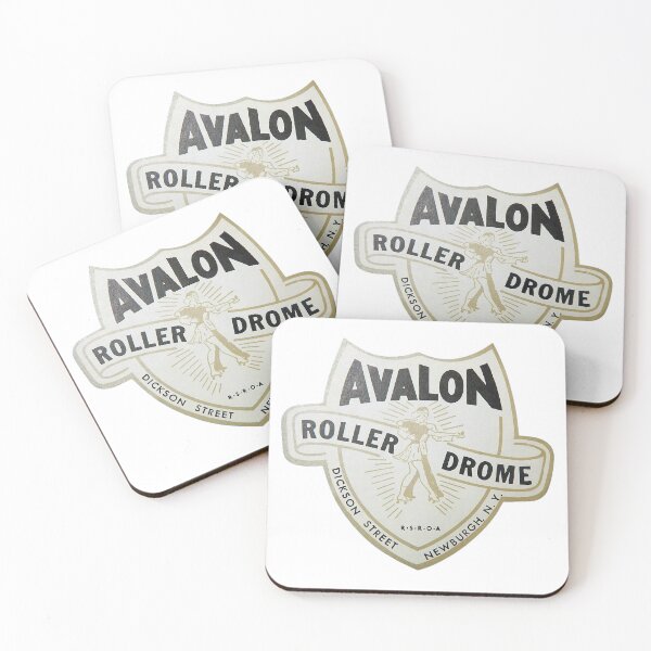 Item preview, Avalon Roller Drome Newburgh New York Roller Skating Rink Sticker Decal Label designed and sold by tislord.