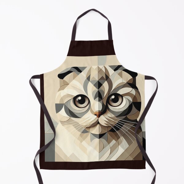 Item preview, Amazing Cats Scottish Fold Feline Cubism Art designed and sold by WearitToday.