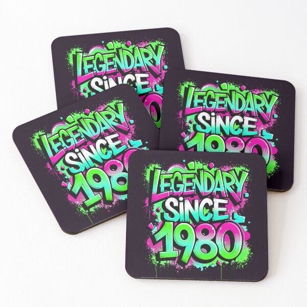 Item preview, Legendary Since 1980 Cool Birthday Quote designed and sold by TheArtOfPat.