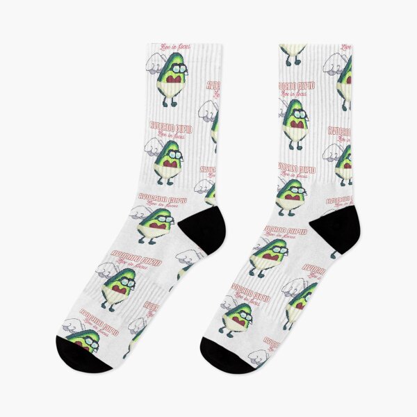 Item preview, pixel art of cupid avocado with binoculars observing designed and sold by ZerpaGiovanna.