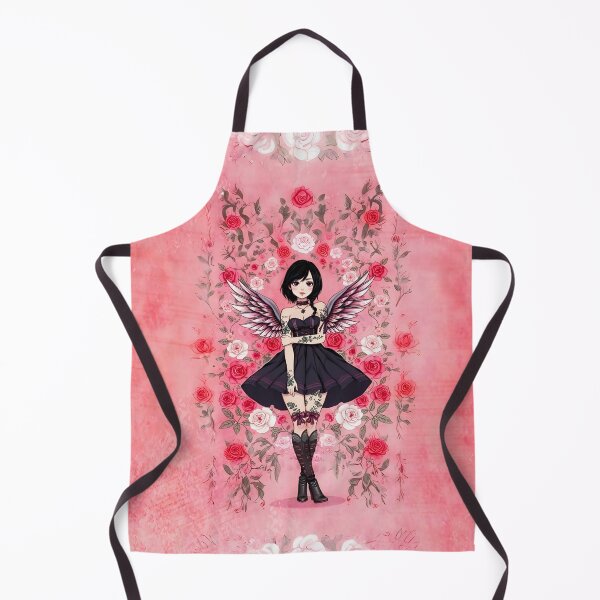 Item preview, PINK & WHITE ROSES PETAL COWBOY ANGEL ANIME GIRL designed and sold by Arts4U.