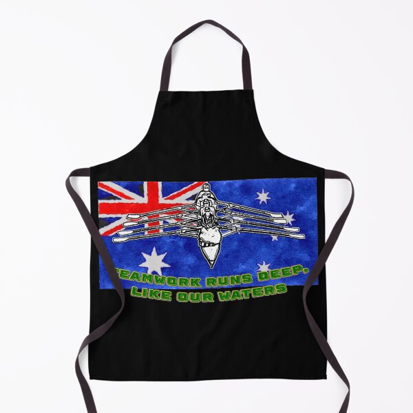 Item preview, Teamwork Runs Deep, Like Our Waters - Australian Rowing Art designed and sold by Michael van der Hoorn.