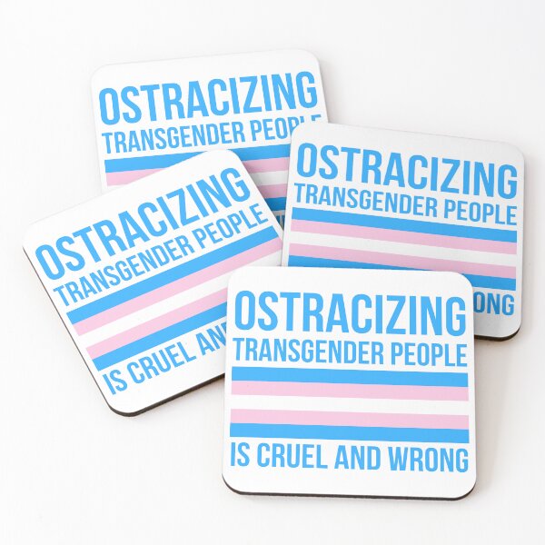 Item preview, Ostracizing transgender people is cruel and wrong  designed and sold by Rachel the Artist .