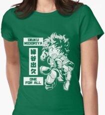 My Hero Academia - Izuku Midoriya Women's Fitted T-Shirt