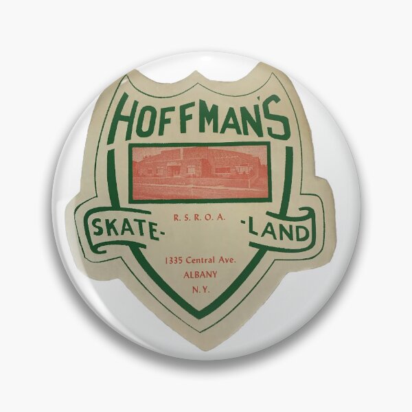 Item preview, Hoffmans Skateland Albany New York Roller Skating Rink Sticker Decal Label Design 3 designed and sold by tislord.