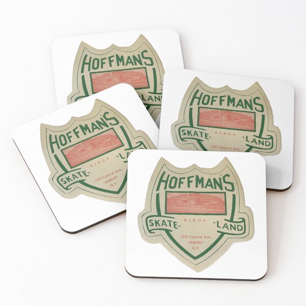 Item preview, Hoffmans Skateland Albany New York Roller Skating Rink Sticker Decal Label Design 3 designed and sold by tislord.
