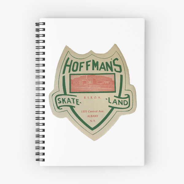 Item preview, Hoffmans Skateland Albany New York Roller Skating Rink Sticker Decal Label Design 3 designed and sold by tislord.