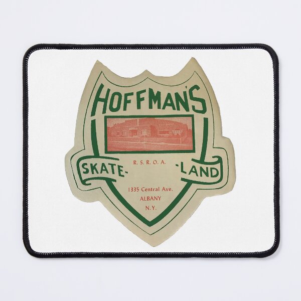 Item preview, Hoffmans Skateland Albany New York Roller Skating Rink Sticker Decal Label Design 3 designed and sold by tislord.
