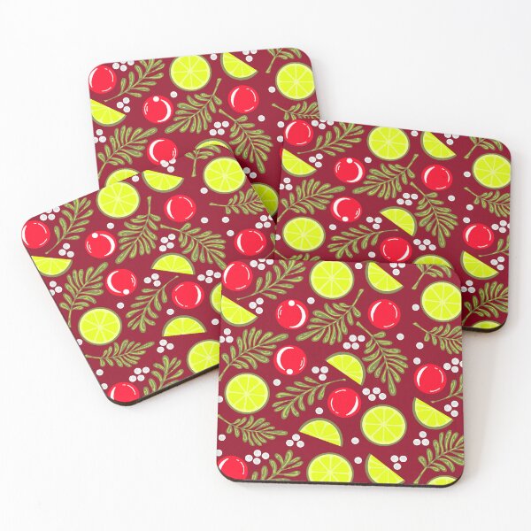 Item preview, Holiday Cranberry And Lime designed and sold by missmann.