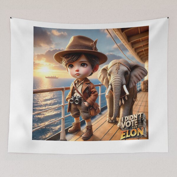 Item preview, "I Didn't Vote for Elon - Oceanic Escapades" designed and sold by MySheetMusicArt.
