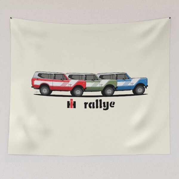 Item preview, International Harvester Scout II Rally Colors Off Road 4x4 Overlander designed and sold by blackdogshop.