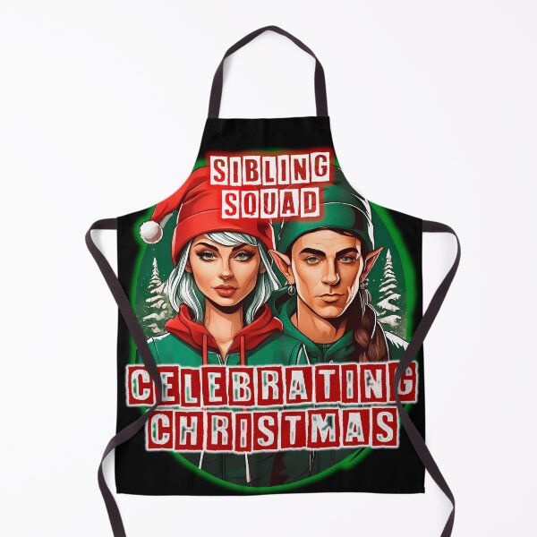 Item preview, Sibling Squad Celebrating Christmas : Street Gang Style Elves Celebrating Christmas designed and sold by Alan Javier Cordoba Espinosa.