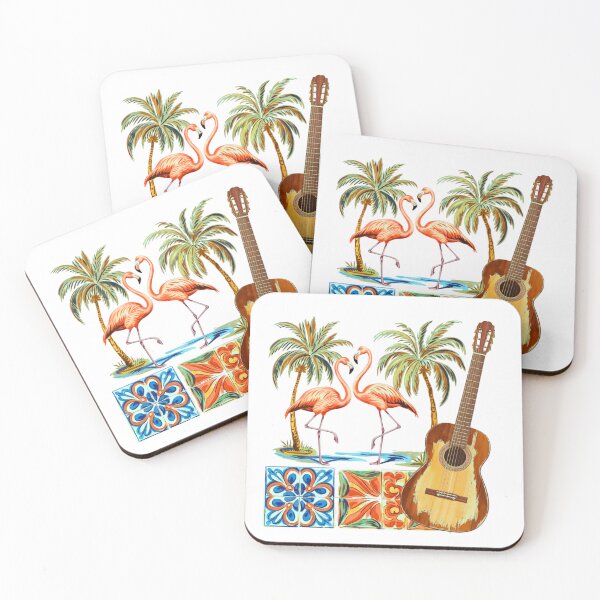 Item preview, Salsa Cubana Flamingos – Tropical Rhythm Design designed and sold by mArtWear.