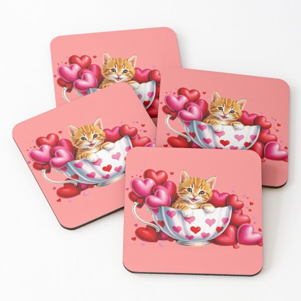 Item preview, Happy Birthday  Ginger Cat Animals Gift Heart Valentine's Day designed and sold by Design_Your_Day.
