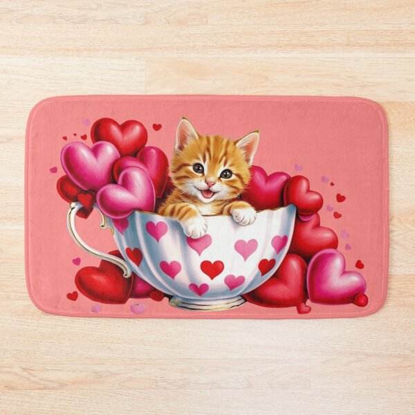 Item preview, Happy Birthday Ginger Cat Animals Gift Heart Valentine's Day designed and sold by Design_Your_Day.