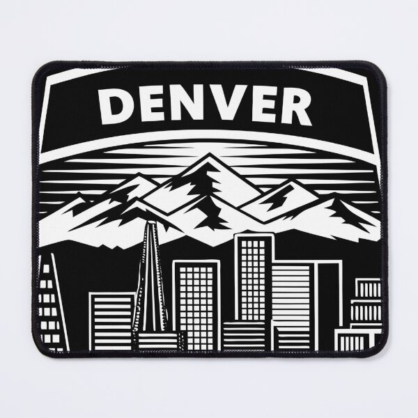 Item preview, Denver Colorado Skyline - Iconic Cityscape Travel Art designed and sold by andres felipe Guevara Rincon.