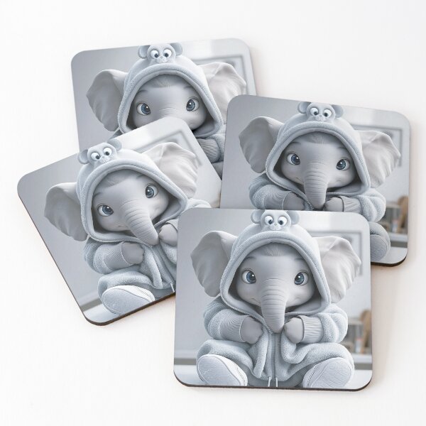Item preview, Tiny Tusks & Big Ears designed and sold by silp159.