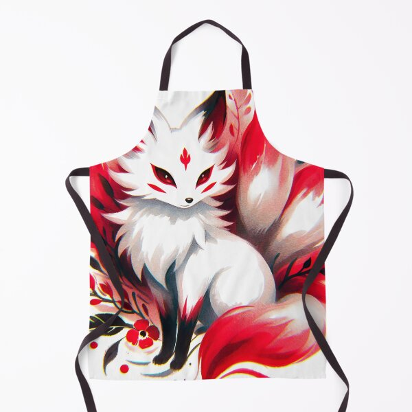 Item preview, Kitsune Fox Nine Tailed Fox Spirit Kitsune Mask Japanese Style designed and sold by KokoroBrush.