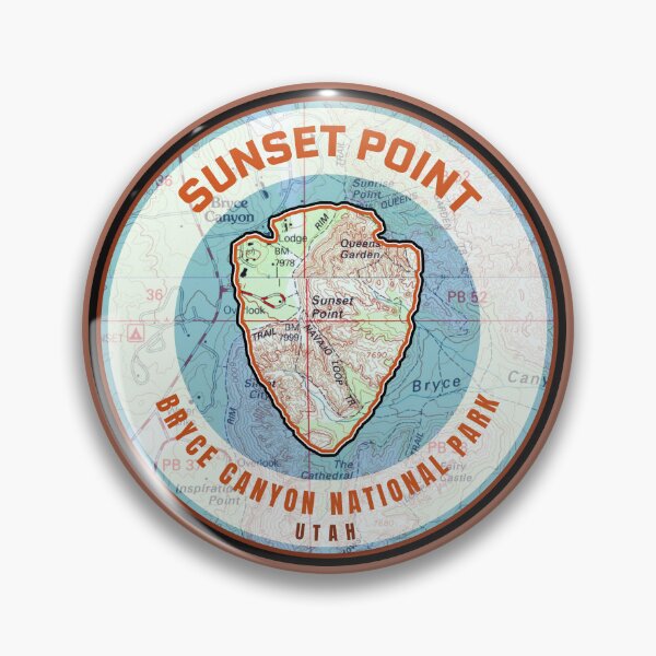 Item preview, Bryce Canyon Souvenir Map - Sunset Point designed and sold by Willz Designz.