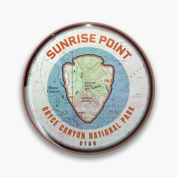 Item preview, Bryce Canyon Souvenir Map - Sunrise Point designed and sold by Willz Designz.