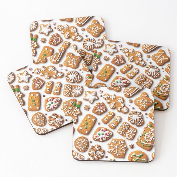 Item preview, Holiday Gingerbread Cookies with Cheerful Vibes designed and sold by Piotrek0001.