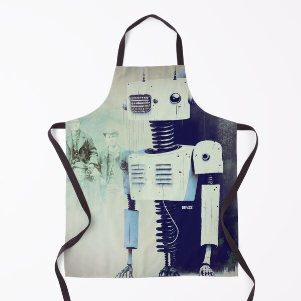 Item preview, The Antique Robot and Its Human Friends - dePace' designed and sold by mrpropcake.