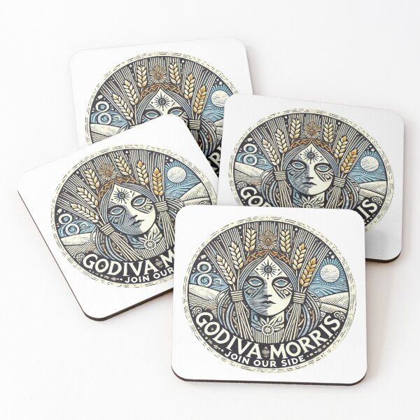 Item preview, Godiva Morris designed and sold by FolkFoundry.