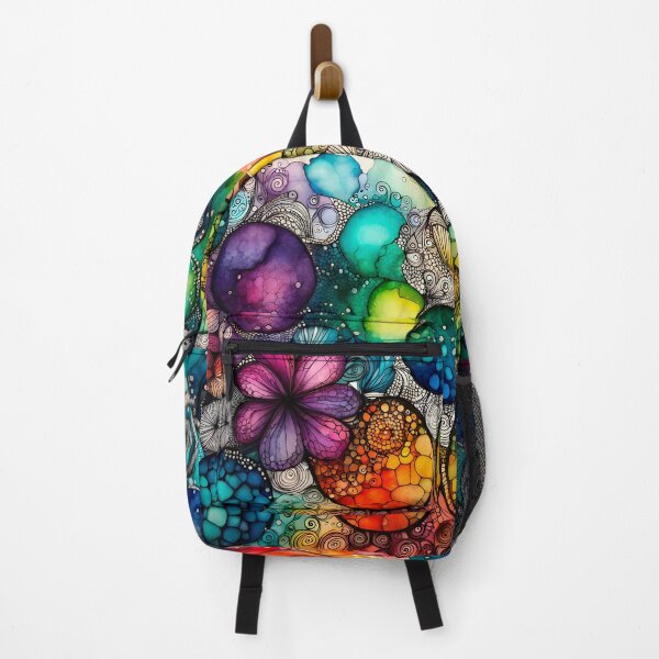 Item preview, Abstract neon flowers designed and sold by artedamensagem.