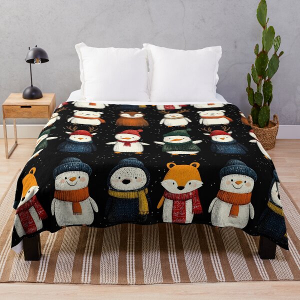 Item preview, Winter Wonderland with Charming Animal Characters designed and sold by Piotrek0001.