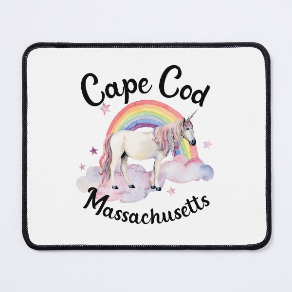 Item preview, Cape Cod Massachusetts with Unicorn Under Rainbow designed and sold by WigOutlet.