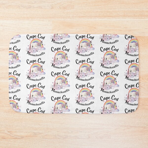 Item preview, Cape Cod Massachusetts with Unicorn Under Rainbow designed and sold by WigOutlet.