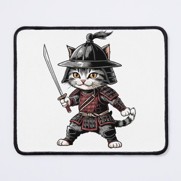 Item preview, Cute Samurai Cat designed and sold by CuteopiaGallery.