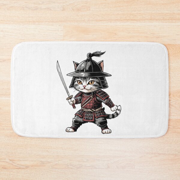 Item preview, Cute Samurai Cat designed and sold by CuteopiaGallery.