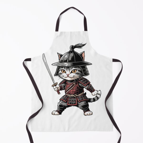 Item preview, Cute Samurai Cat designed and sold by CuteopiaGallery.