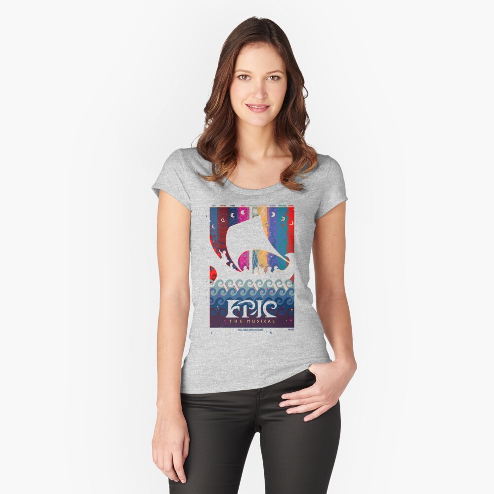 Item preview, Fitted Scoop T-Shirt designed and sold by SnipSnipArt.