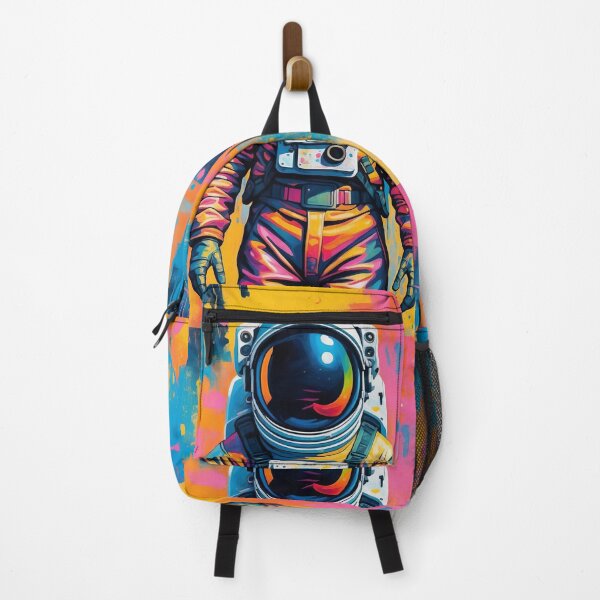 Item preview, Vibrant Astronaut in Abstract Space Art designed and sold by ArtComixHaven.