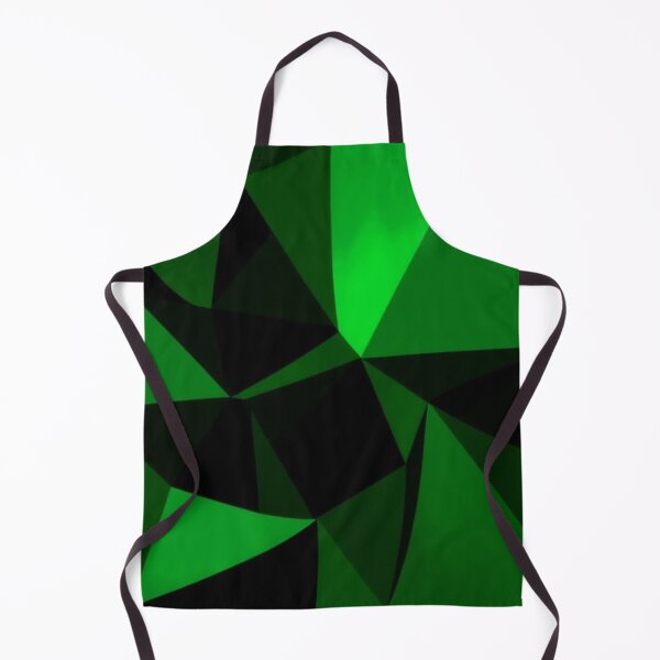 Item preview, Green and black polygonal pattern designed and sold by Cartoon Basketball.