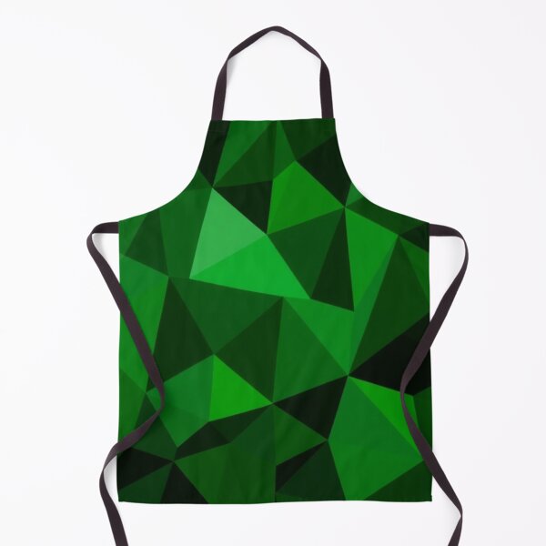 Item preview, Green and black polygonal pattern designed and sold by Cartoon Basketball.