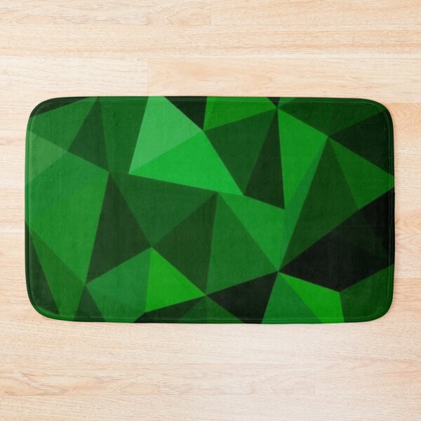 Item preview, Green and black polygonal pattern designed and sold by Cartoon Basketball.
