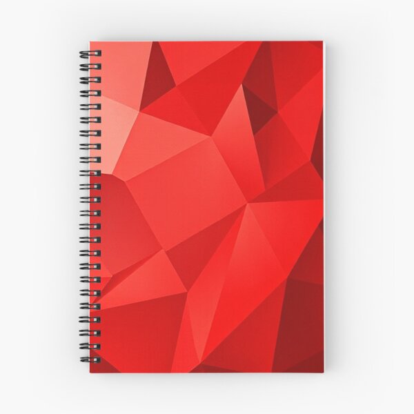 Item preview, Red polygonal pattern designed and sold by Cartoon Basketball.