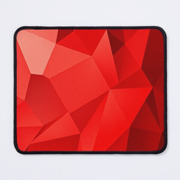 Item preview, Red polygonal pattern designed and sold by Cartoon Basketball.
