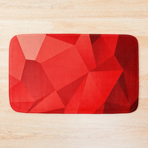 Item preview, Red polygonal pattern designed and sold by Cartoon Basketball.