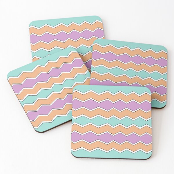 Item preview, Pastel Peaks ZigZag  designed and sold by Kathy Kuczek.