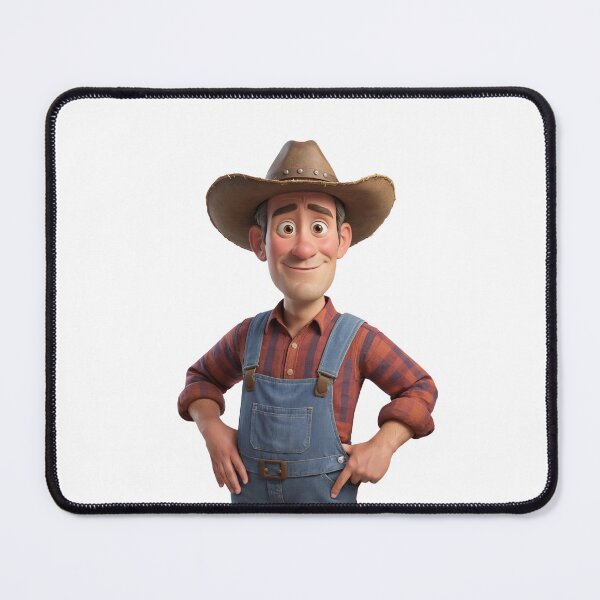Item preview, 3d Animated Farmer designed and sold by CuteopiaGallery.