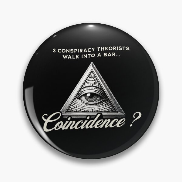 Item preview, Conspiracy Theorists - Illuminati All-Seeing Eye Bar Joke designed and sold by SamSupershirt.