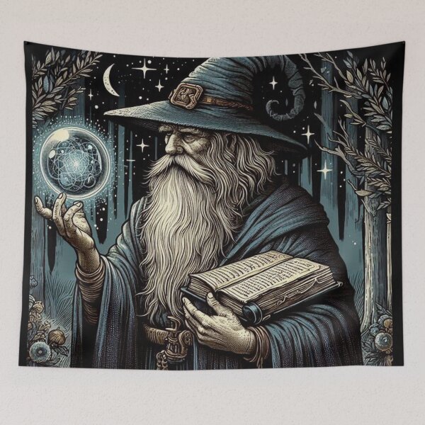 Item preview, The Wizard designed and sold by Myra365Art.