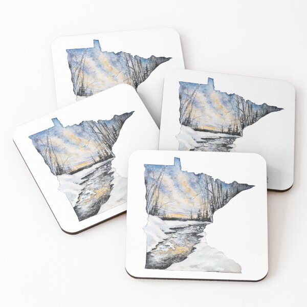 Item preview, MN Silhouette January designed and sold by Uplift Illustrations.